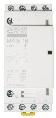 Модульний контактор MK-N 4P 16A 4NO 220V, A0040030026 A0040030026 фото