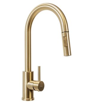 Смеситель для кухни Rea Fresh brushed gold (REA-B9148) REA-B9148 фото