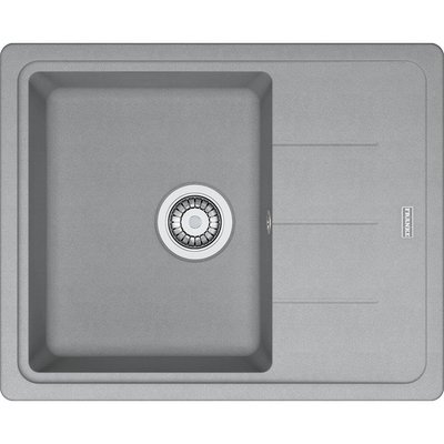 Кухонна мийка Franke Basis BFG 611-62 (114.0565.090) гранітна - врізна - оборотна - колір Сірий камінь 114.0565.090 фото