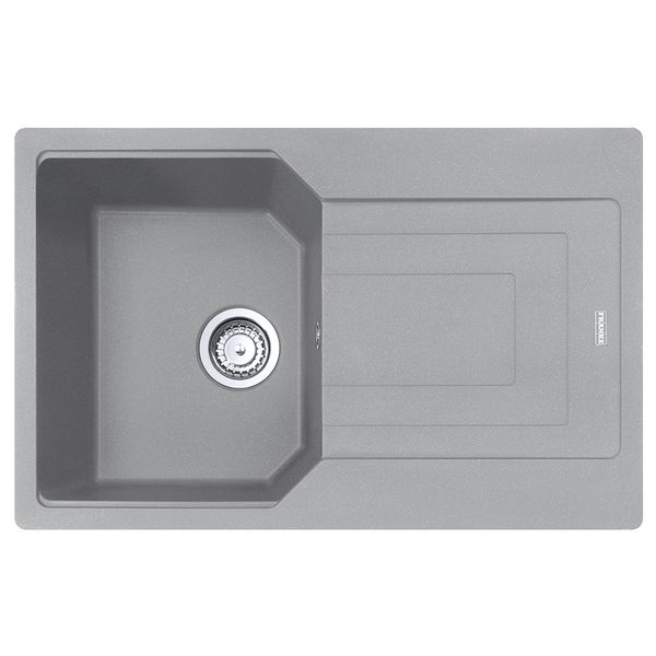Кухонна мийка Franke Urban UBG 611-78 (114.0701.805) гранітна - врізна - оборотна - колір Сірий камінь - (пластиковий коландер у комлекті) 114.0701.805 фото