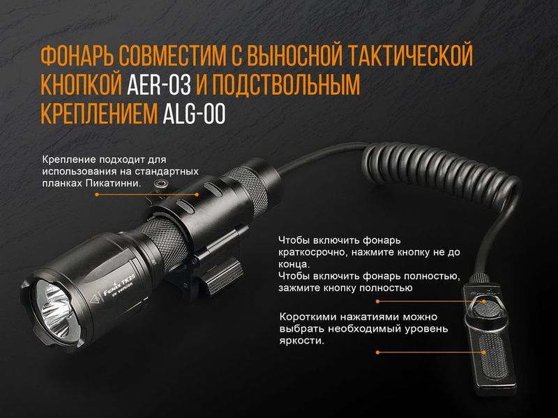 Ліхтар ручний Fenix TK25 UV Cree XP-G2 TK25UV фото