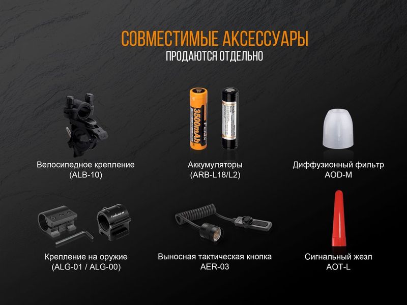 Ліхтар ручний Fenix TK25 UV Cree XP-G2 TK25UV фото