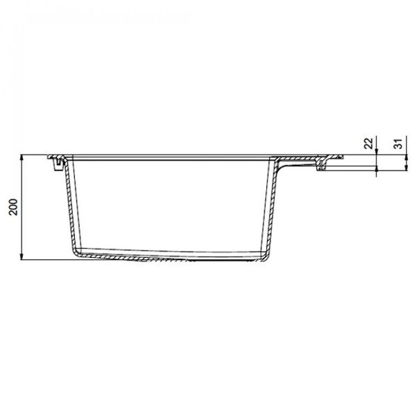 Кухонная мойка Franke Sirius SID 610-40 (114.0497.988) из тектонайта - врезная - Чёрный 114.0497.988 фото