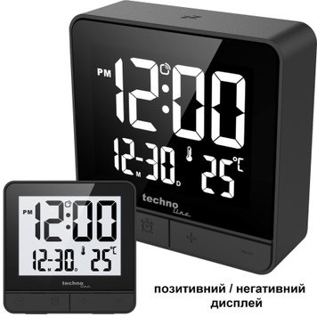 Годинник настільний Technoline WT375 Black (WT375) DAS302469 фото