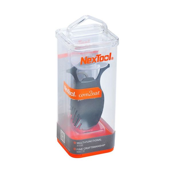 Міні-Мультитул NexTool (KT5013B) BOTLLE OPENER & Cutlery Com2eat KT5013B фото