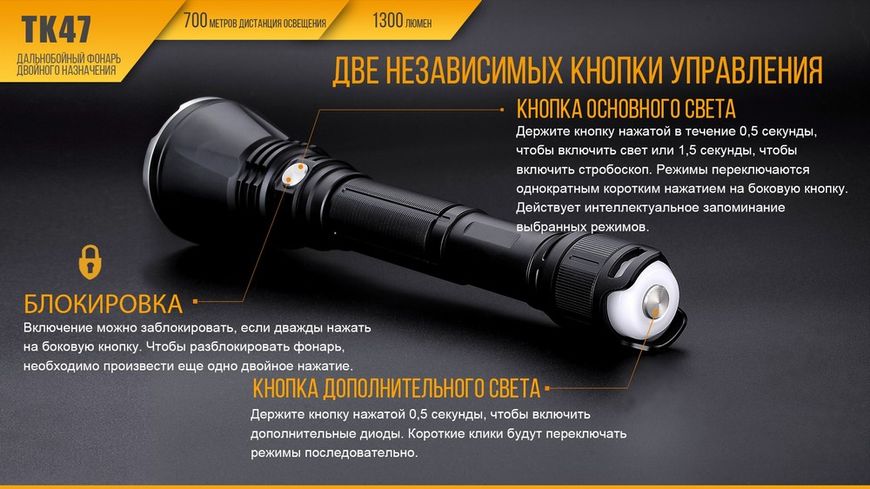 Ліхтар ручний Fenix TK47 TK47 фото