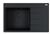 Кухонная мойка Franke Centro CNG 611-78 TL Black Edition (114.0699.239) гранитная - врезная - крыло справа - цвет Черный матовый 114.0699.239 фото