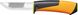 Нож Fiskars для тяжелых работ с точилкой 156018 (1023619) 1023619 фото 1