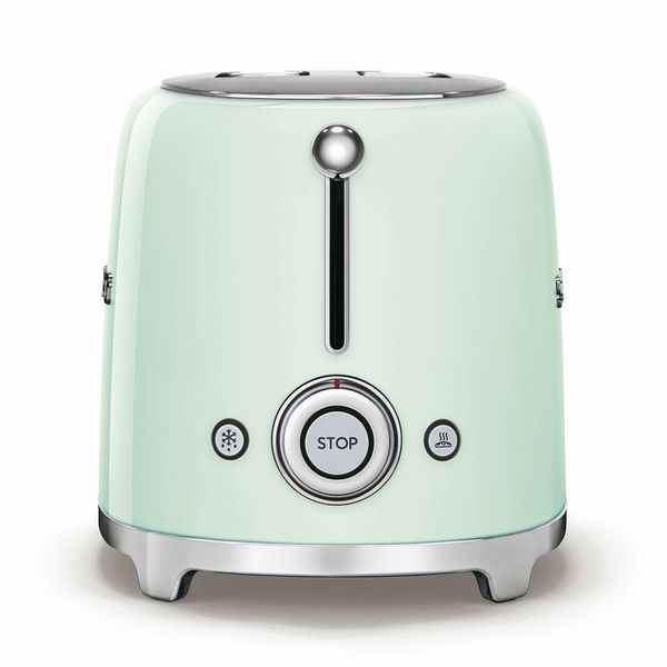 Тостер Smeg (TSF01PGEU) Retro Style 50's - 2 тоста- светло-зеленый TSF01PGEU фото