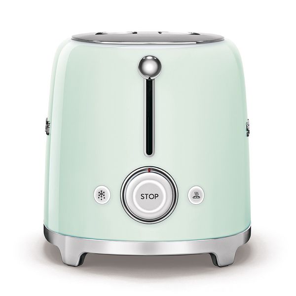 Тостер Smeg (TSF01PGEU) Retro Style 50's - 2 тоста- светло-зеленый TSF01PGEU фото