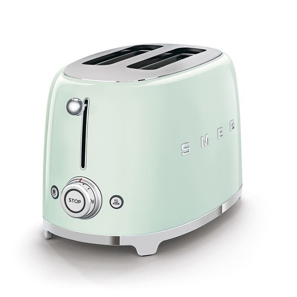 Тостер Smeg (TSF01PGEU) Retro Style 50's - 2 тости - світло-зелений TSF01PGEU фото