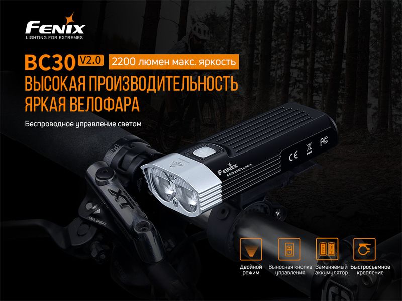 Велофара Fenix BC30 V2.0 BC30V20 фото