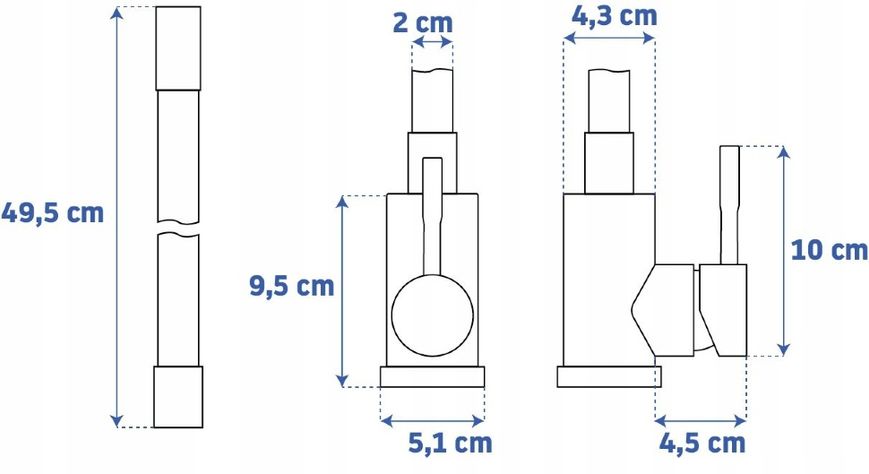 Змішувач для кухні Rea Clever чорний (REA-B5698) REA-B5698 фото