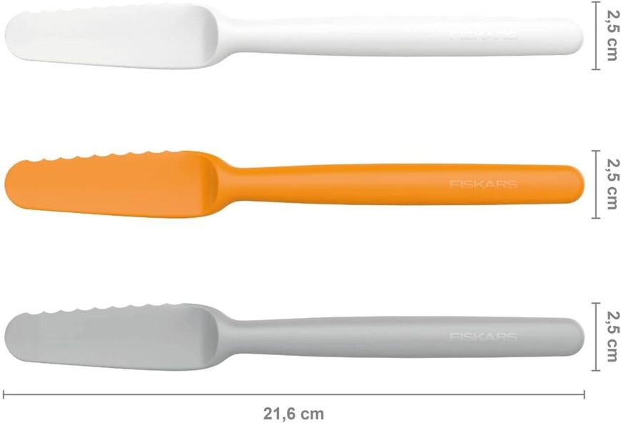 Набір ножів для змащування Fiskars Functional Form (1016121) 1016121 фото