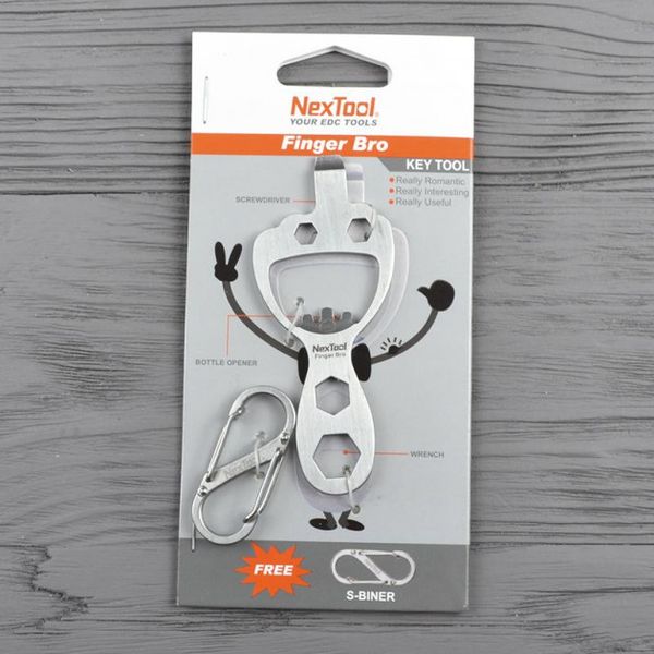 Міні-Мультитул NexTool BOTTLE OPENER Finger Bro KT5009B KT5009B фото