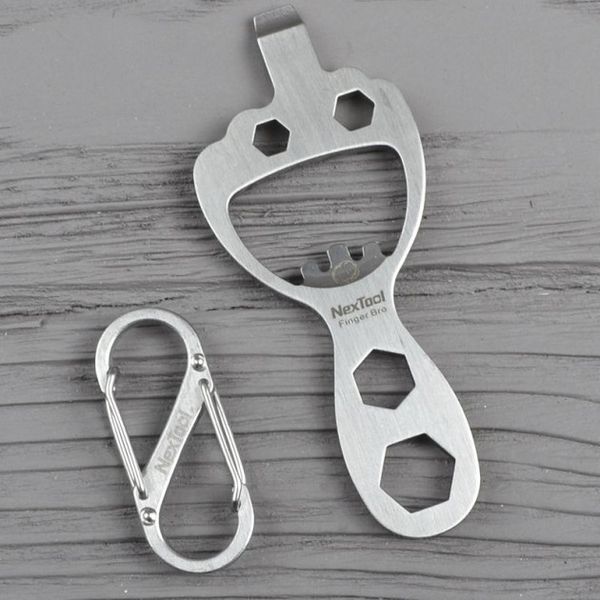 Міні-Мультитул NexTool (KT5009B) BOTTLE OPENER Finger Bro KT5009B фото