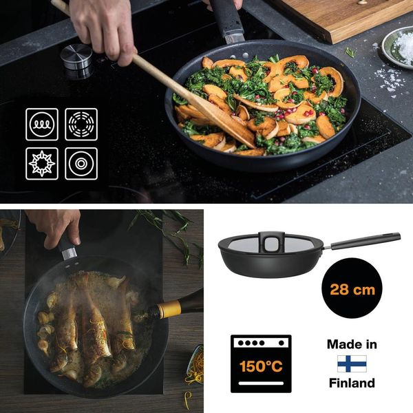 Сотейник Fiskars Hard Face 28 см (1052232) 1052232 фото