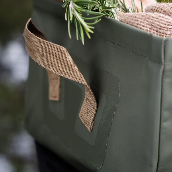 Складаний контейнер для води з ПВХ Naturehike Square bucket 13л army green NH19SJ007 6927595739068 фото