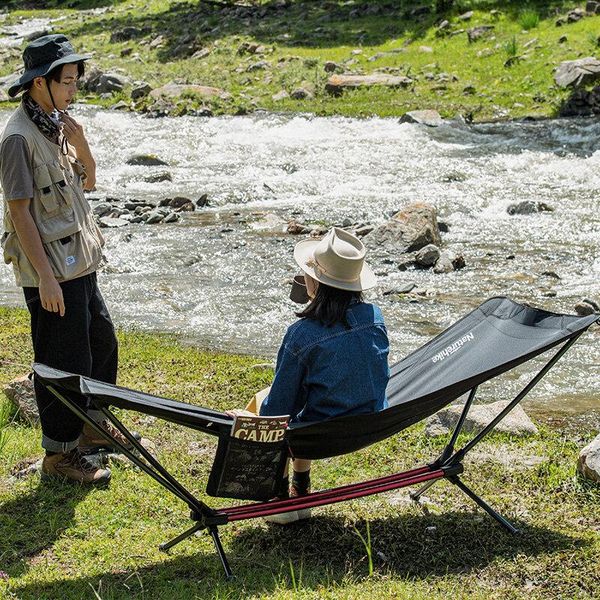 Гамак розкладний одномісний Naturehike Outdoor Folding Hammock NH20JJ011, 300D Oxford, чорний 6927595747834 фото