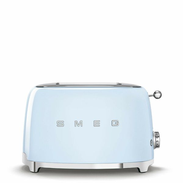 Тостер Smeg (TSF01PBEU) Retro Style 50's - 2 тоста- светло-голубой TSF01PBEU фото