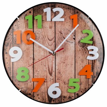 Годинник настінний Technoline WT7435 Wood Brown (WT7435) DAS301308 фото