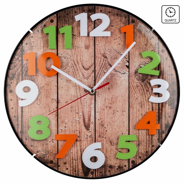 Годинник настінний Technoline WT7435 Wood Brown (WT7435) DAS301308 фото