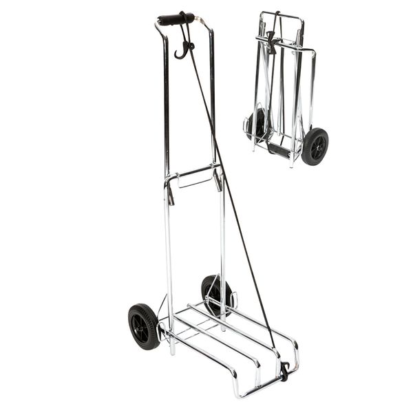 Візок господарський Bo-Camp Luggage Trolley Foldable 40 kg Silver (5267279) DAS302121 фото