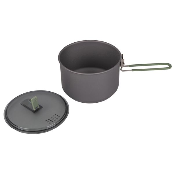 Кастрюля Bo-Camp Explorer Hard Anodized 1L Grey/Green (2200236) DAS302115 фото