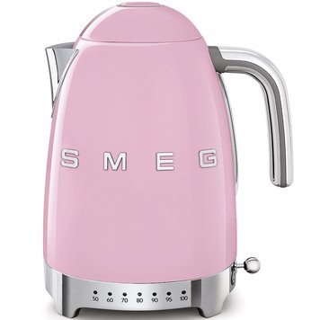 Чайник электрический Smeg (KLF04PKEU) Retro Style 50's - с регулятором температуры - 1,7л - розовый KLF04PKEU фото