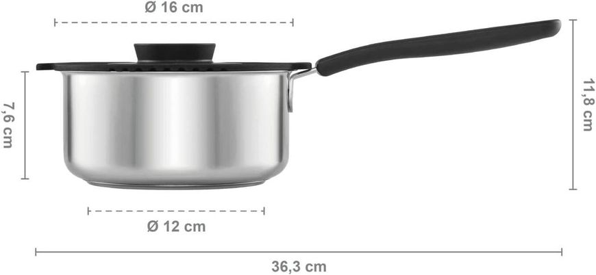 Ківш Fiskars Functional Form Sauce Pan 1.5л (1026576) 1026576 фото