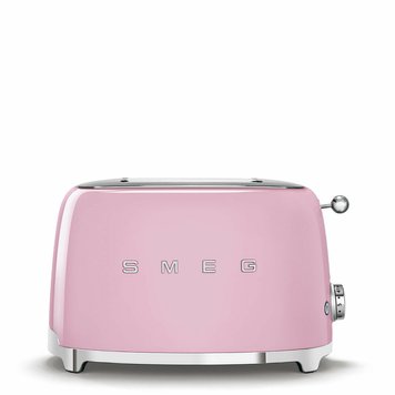 Тостер Smeg (TSF01PKEU) Retro Style 50's - 2 тости - рожевий TSF01PKEU фото