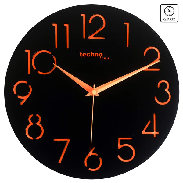 Годинник настінний Technoline WT7230 Black (WT7230) DAS301309 фото