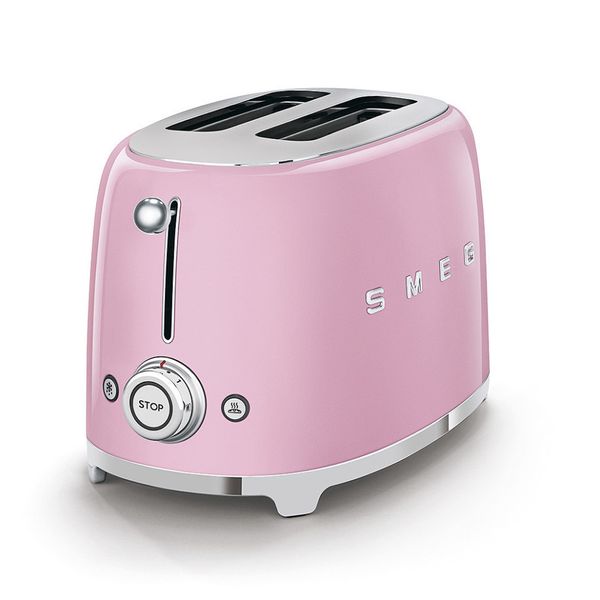 Тостер Smeg (TSF01PKEU) Retro Style 50's - 2 тости - рожевий TSF01PKEU фото