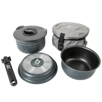 Набір посуду Bo-Camp Trekking 5 Pieces Anthracite (2300351) DAS302118 фото