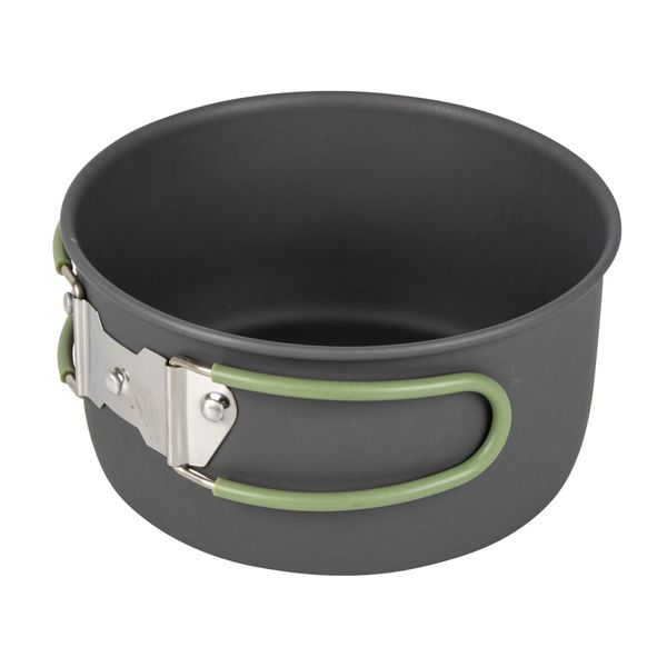 Набор посуды Bo-Camp Explorer 4 Pieces 19 Hard Anodized Grey/Green (2200241) DAS302733 фото