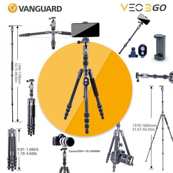 Штатив Vanguard VEO 3GO 265HCB (VEO 3GO 265HCB) DAS302775 фото