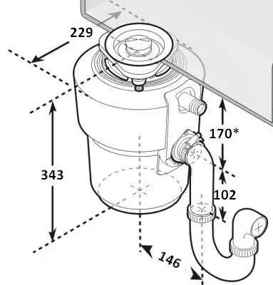 Измельчитель пищевых отходов In-Sink-Erator Model Evolution 250 143 фото