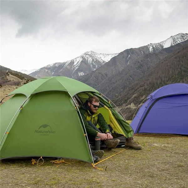 Намет двомісний зі сферичним куполом Naturehike Cloud Peak 2 NH17K240-Y 20D, темно-зелений 6927595712627 фото