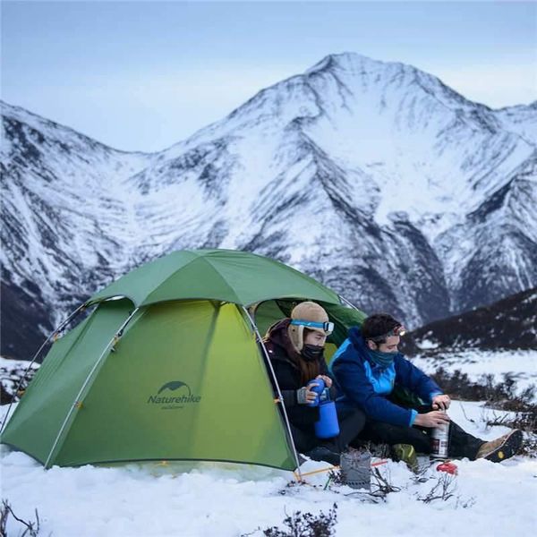 Намет двомісний зі сферичним куполом Naturehike Cloud Peak 2 NH17K240-Y 20D, темно-зелений 6927595712627 фото