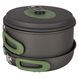 Набор посуды Bo-Camp Explorer 3 Pieces Hard Anodized Grey/Green (2200239) DAS302732 фото 2