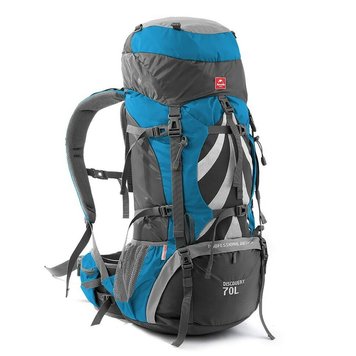 Рюкзак туристичний Naturehike NH70B070-B, 70 л + 5 л, блакитний 6927595709023 фото