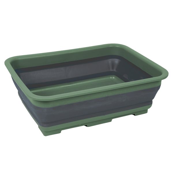 Таз складний Bo-Camp Washing Bowl Collapsible 7L Grey/Green (6303690) DAS302124 фото