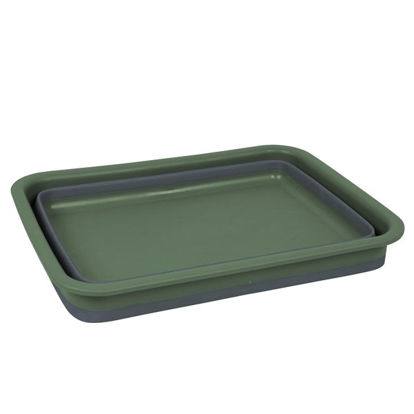 Таз складний Bo-Camp Washing Bowl Collapsible 7L Grey/Green (6303690) DAS302124 фото