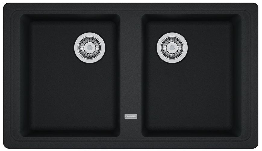 Кухонна мийка Franke Basis BFG 620 (114.0363.940) гранітна - врізна - оборотна - колір Онікс 114.0363.940 фото