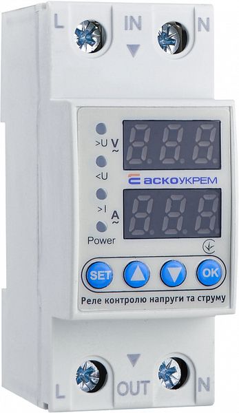 Реле контролю напруги та струму RKV 2P 40A (A0010230001) A0010230001 фото