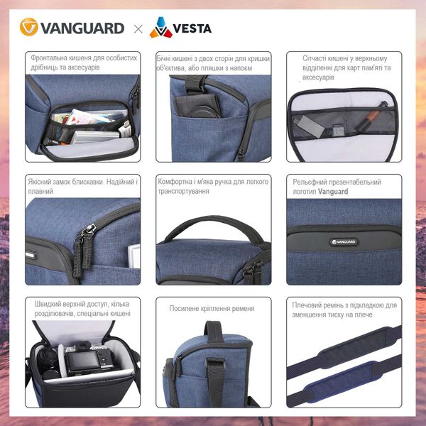 Сумка Vanguard Vesta Aspire 15 Gray (Vesta Aspire 15 GY) DAS301102 фото