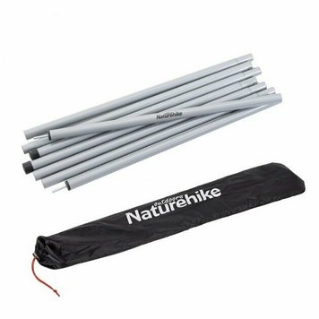 Стійки для тенту Naturehike Steel poles Updated (NH20PJ041) сірі - 2 шт - сталеві - оцинковані 6927595749562 фото