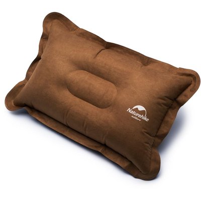 Подушка надувна Naturehike Comfortable NH15A001-L, коричневий 6927595718209 фото