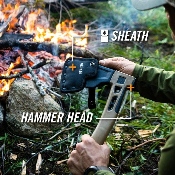 Сокира Gerber Bushcraft Hatchet-Coyote 31-003789 (1059851) 1059851 фото