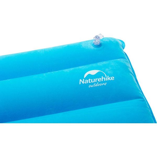 Подушка надувна Naturehike Square Inflatable NH18F018-Z, блакитний 6927595760918 фото